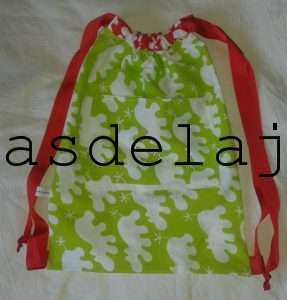 Mochila Verde monstruos