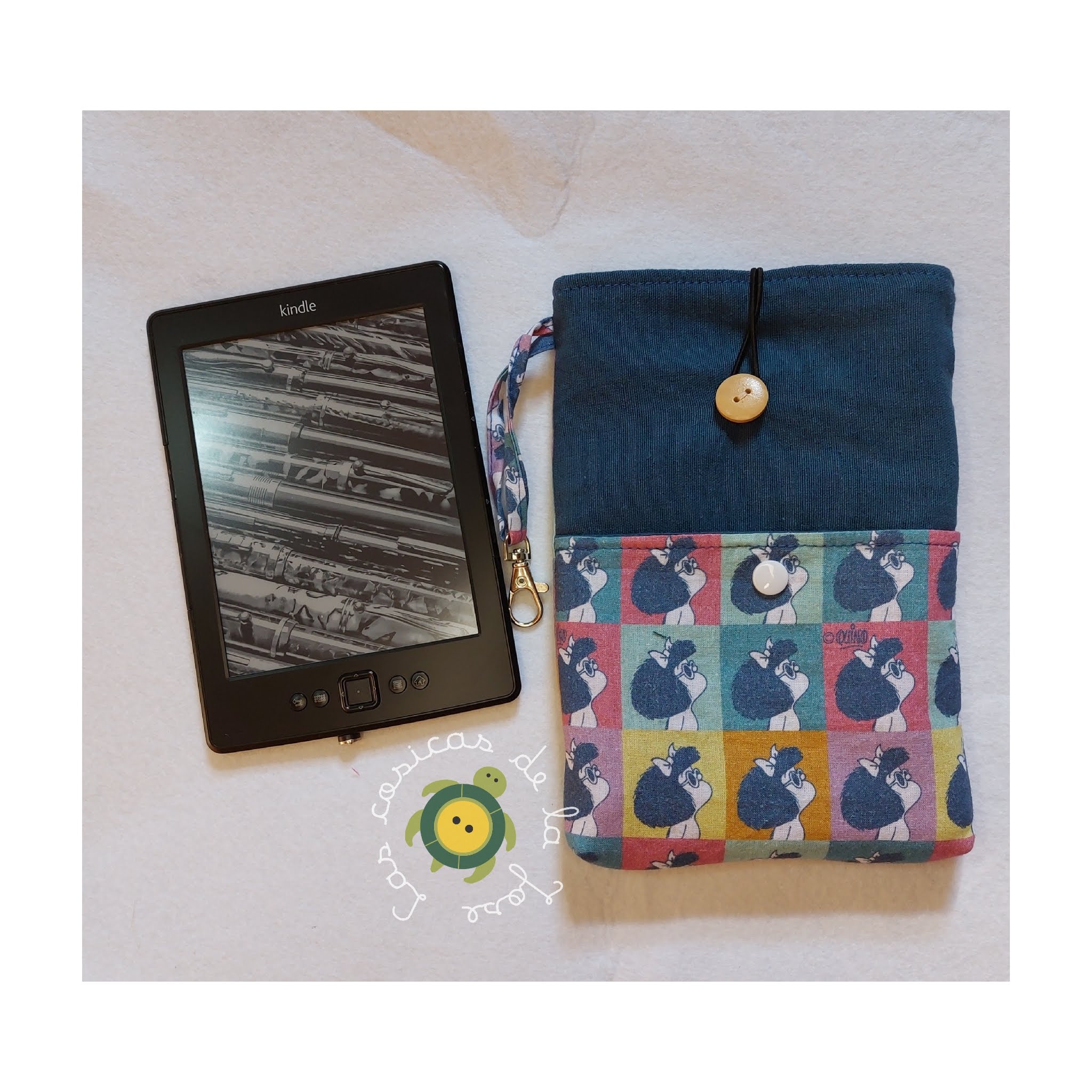 Funda Ebook con Tela de Mafalda